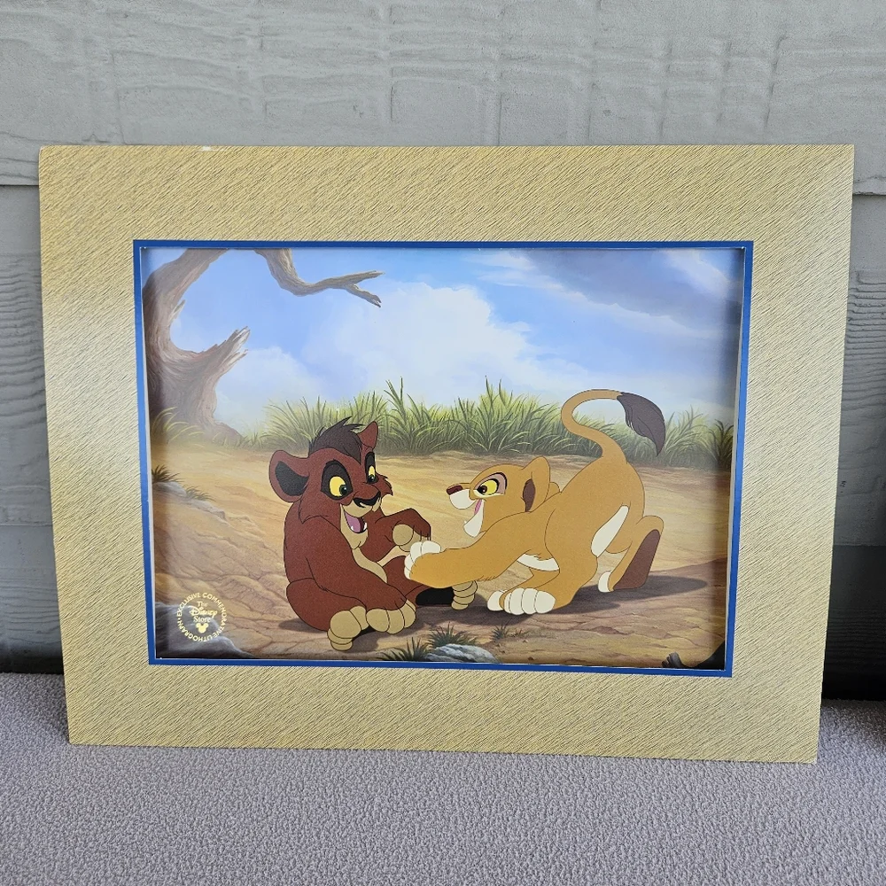 Disney Store Lithograph Photo Set 4 Mulan 101 Dalmatians Toy Story 2 Simba Lion